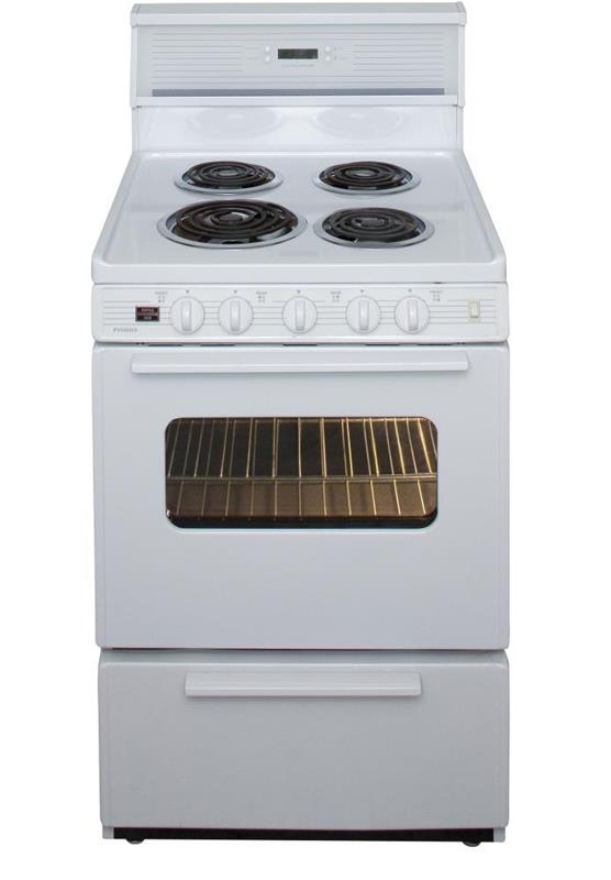 24 in. Freestanding Electric Range in White - (ECK240OP)