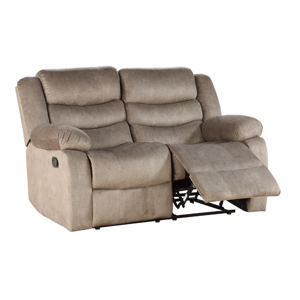 Angelina - Loveseat - Light Brown Fabric