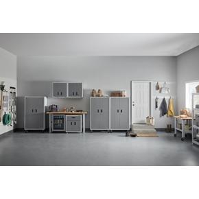 Ready-to-Assemble 3/4-Door Modular GearBox - Gray Slate