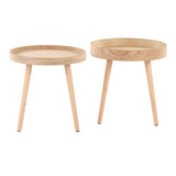 Pebble - Side Table Set - Beige