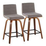 Vasari - 24" Fixed-Height Counter Stool (Set of 2)