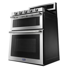 30" Wide Double Oven Gas Range With True Convection - 6.0 Cubic Feet