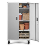 Ready-to-Assemble Mobile Storage Cabinet - Gray Slate