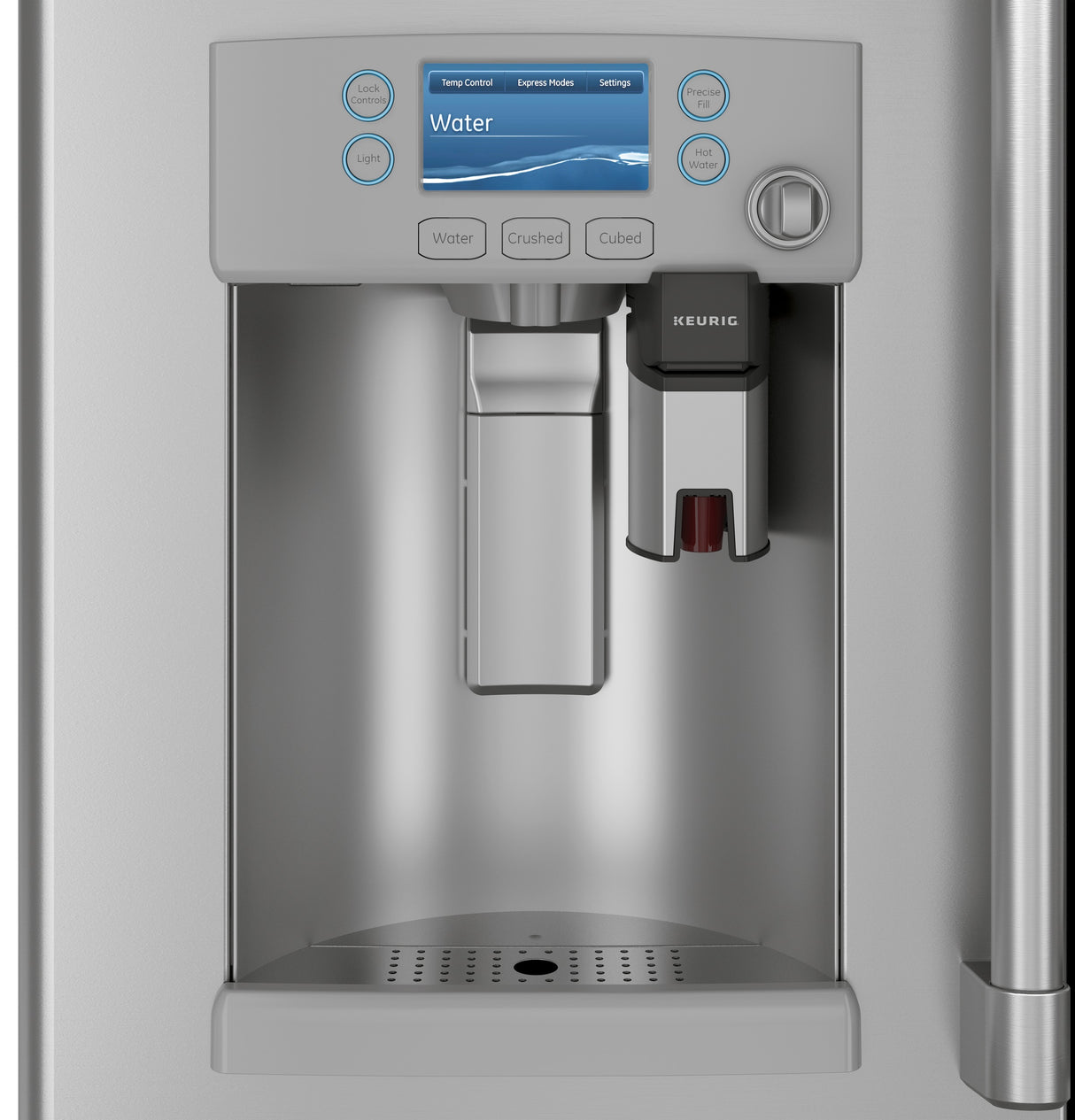 Caf(eback)(TM) ENERGY STAR(R) 22.1 Cu. Ft. Smart Counter-Depth French-Door Refrigerator with Keurig(R) K-Cup(R) Brewing System - (CYE22UP2MS1)