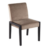 Carmen - Chair (Set of 2) - Black Legs