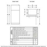 GE(R) ENERGY STAR(R) 21.9 Cu. Ft. Top-Freezer Refrigerator - (GIE22JTNRWW)