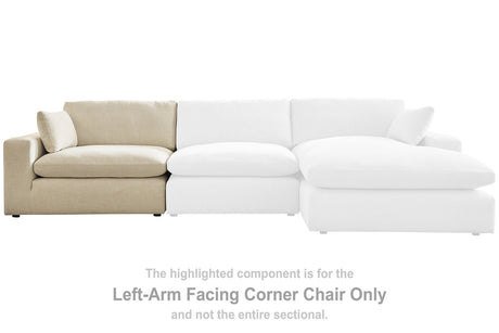 Elyza Left-arm Facing Corner Chair - (1000664)