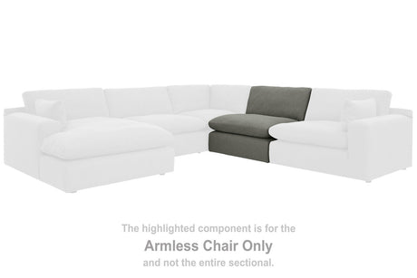 Elyza Armless Chair - (1000746)