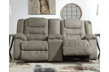 Mccade Reclining Loveseat With Console - (1010494)