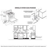 GE(R) 30" Free-Standing Gas Range - (JGBS61DPBB)