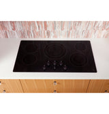 GE(R) 36" Built-In Knob Control Electric Cooktop - (JEP5036DTBB)