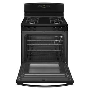 30" Gas Range With Self-Clean Option - Black