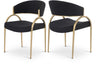 Privet - Dining Chair Set - Gold Base