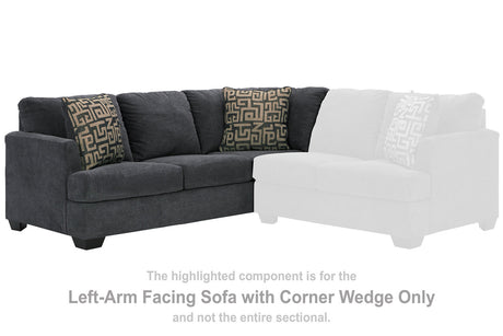 Ambrielle Left-arm Facing Sofa With Corner Wedge - (1190248)