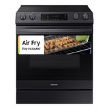 6.3 cu. ft. Smart Slide-in Electric Range with Air Fry in Black Stainless Steel - (NE63T8511SG)