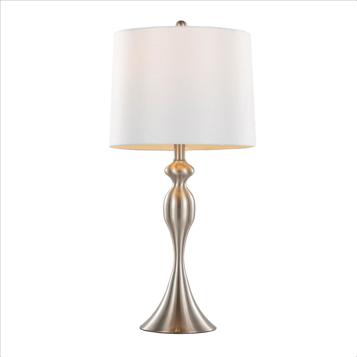 Ashland - 27" Metal Table Lamp (Set of 2) - White