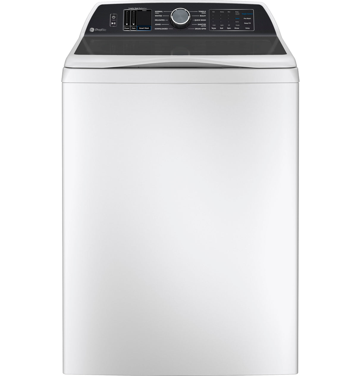 GE Profile(TM) ENERGY STAR(R) 5.3 cu. ft. Capacity Washer with Smarter Wash Technology and FlexDispense(TM) - (PTW705BSTWS)