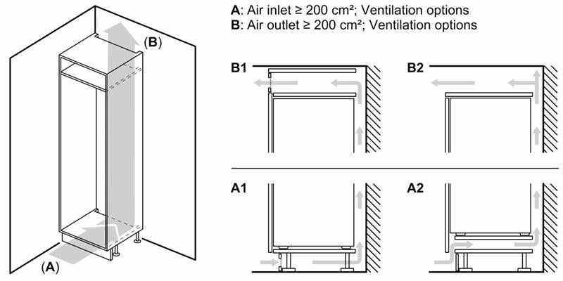 800 Series Built-in Bottom Freezer Refrigerator 22" Softclose(R) Flat Hinge B09IB91NSP - (B09IB91NSP)