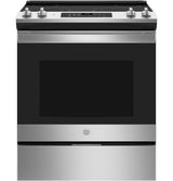 GE(R) 30" Slide-In Electric Range - (JS645SLSS)