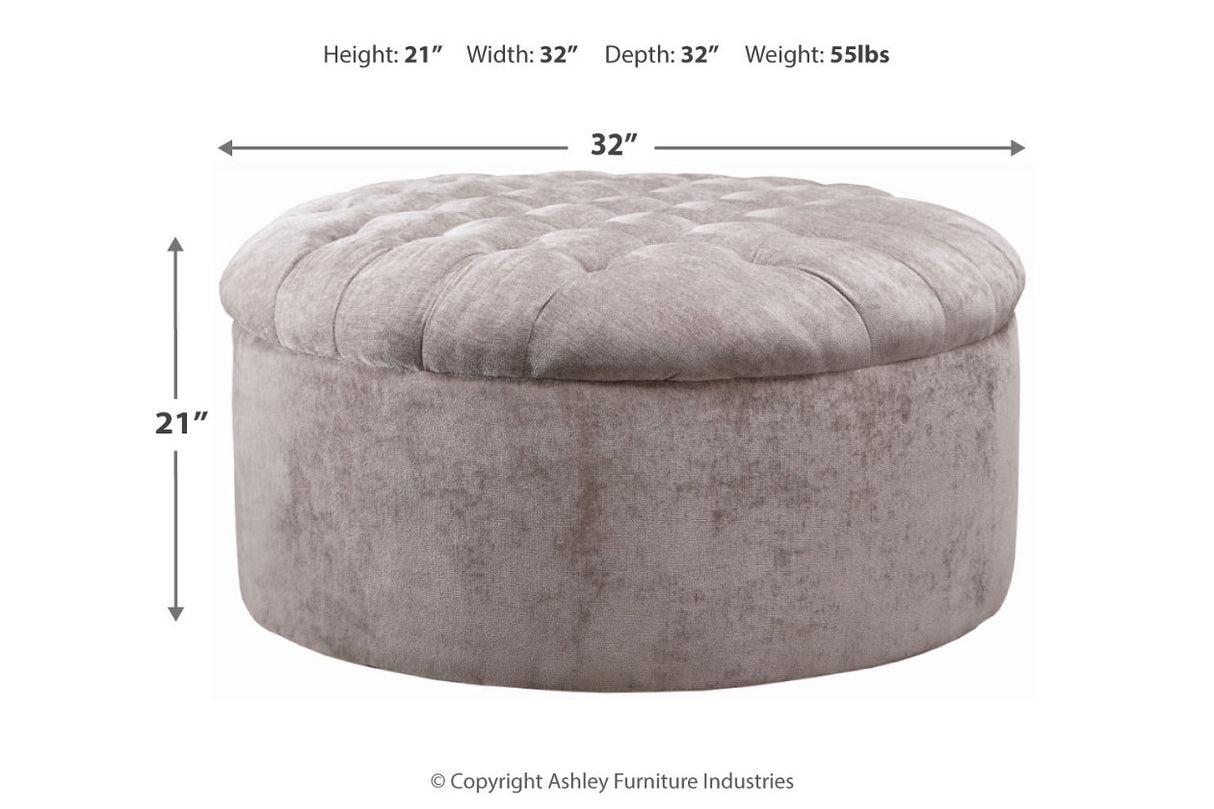 Carnaby Oversized Accent Ottoman - (1240408)