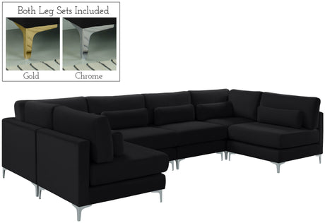 Julia - Modular Sectional 6 Piece - Black