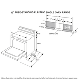 GE(R) 30" Free-Standing Electric Range - (JBS460DMBB)