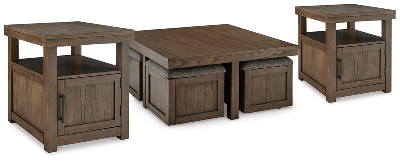 Coffee Table With 2 End Tables - (PKG015857)