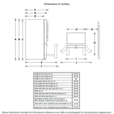 GE Profile(TM) Series 27.7 Cu. Ft. Fingerprint Resistant French-Door Refrigerator with Door In Door and Hands-Free AutoFill - (PFD28KYNFS)