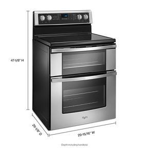 6.7 Cubic Feet Electric Double Oven Range With True Convection