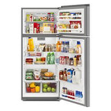 28" Wide Top-Freezer Refrigerator - 163 Cubic Feet - Stainless Steel Finish