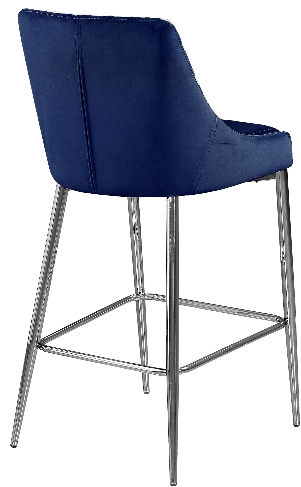 Karina - Stool with Chrome Legs (Set of 2)