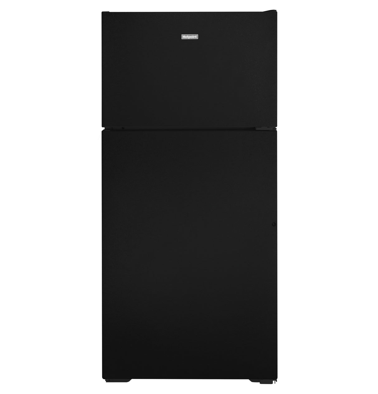 Hotpoint(R) 15.6 Cu. Ft. Recessed Handle Top-Freezer Refrigerator - (HPS16BTNRBB)