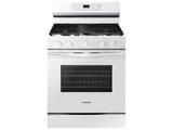 6.0 cu. ft. Smart Freestanding Gas Range with Integrated Griddle in White - (NX60A6111SW)