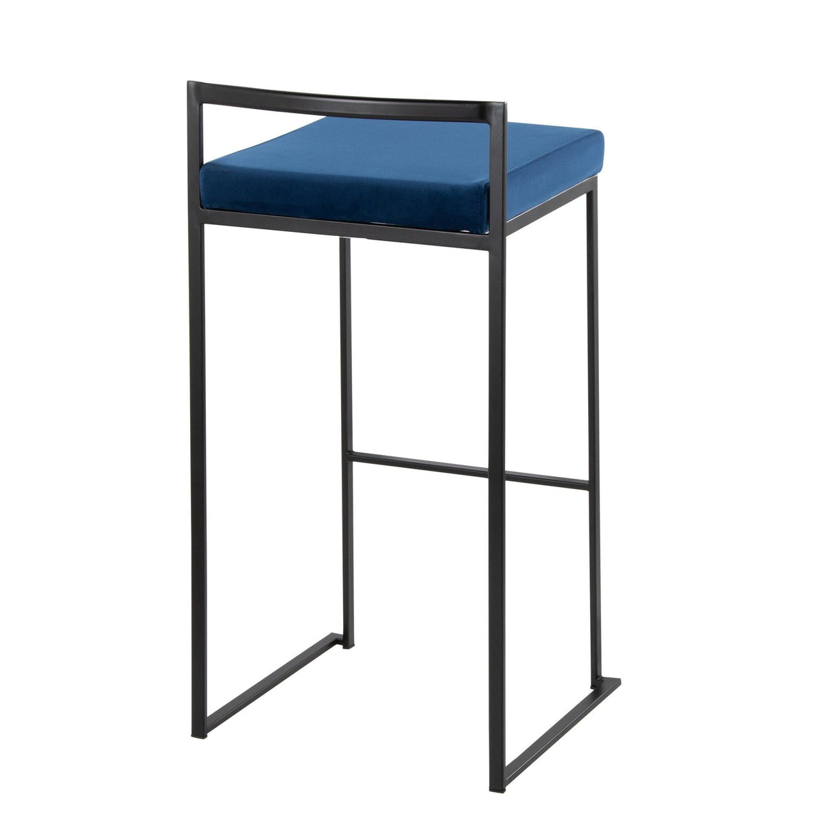 Fuji - Stackable Barstool - Black Metal