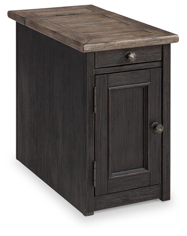 Tyler Creek Chairside End Table With Usb Ports & Outlets - (T7367)