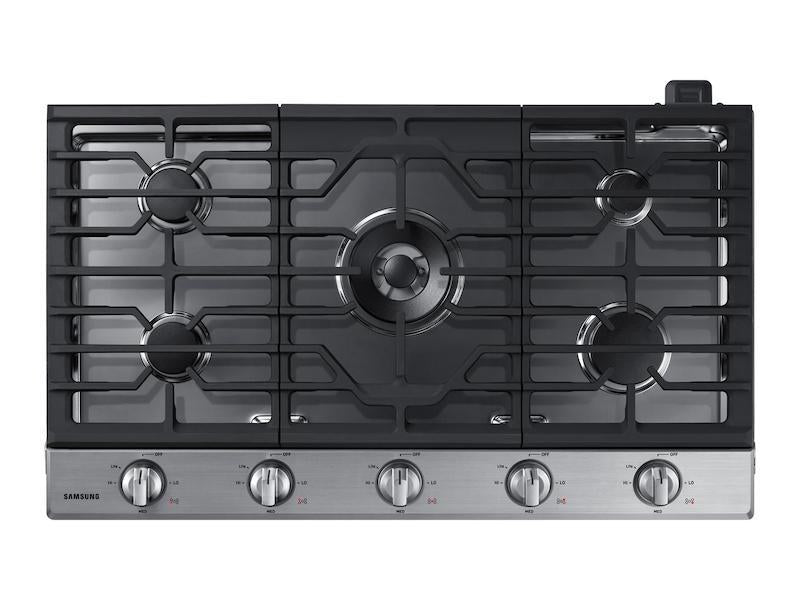 36" Smart Gas Cooktop with Illuminated Knobs in Stainless Steel - (NA36N6555TS)