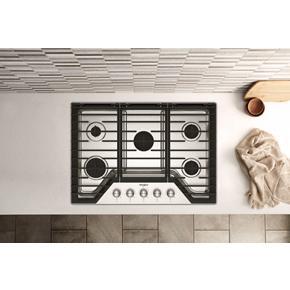 30" Gas Cooktop With Fifth Burner - Stainless Steel