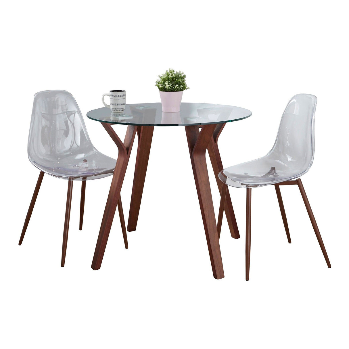 Clara - Charlotte Round Dinette Set (Set of 3)