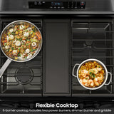 6.0 cu. ft. Smart Freestanding Gas Range with No-Preheat Air Fry and Convection+ in Black Stainless Steel - (NX60A6711SG)