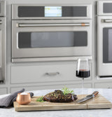 Caf(eback)(TM) 30" Smart Five in One Wall Oven with 240V Advantium(R) Technology - (CSB923P2NS1)