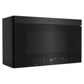 11 Cubic Feet Smart Over-The-Range Microwave With Air Fryer - Black - Steel