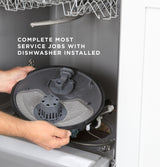 GE(R) ENERGY STAR(R) Dishwasher with Front Controls - (GDF510PGRWW)