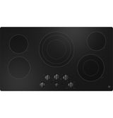 GE(R) 36" Built-In Knob Control Electric Cooktop - (JEP5036DTBB)