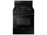 6.0 cu. ft. Smart Freestanding Gas Range with Integrated Griddle in Black - (NX60A6511SB)