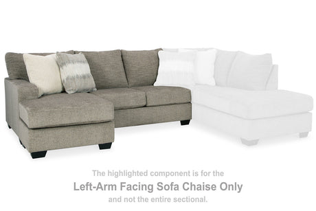 Creswell Left-arm Facing Sofa Chaise - (1530502)