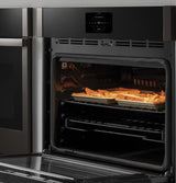 GE Profile(TM) 30" Smart Built-In Convection Double Wall Oven with No Preheat Air Fry and Precision Cooking - (PTD7000BNTS)