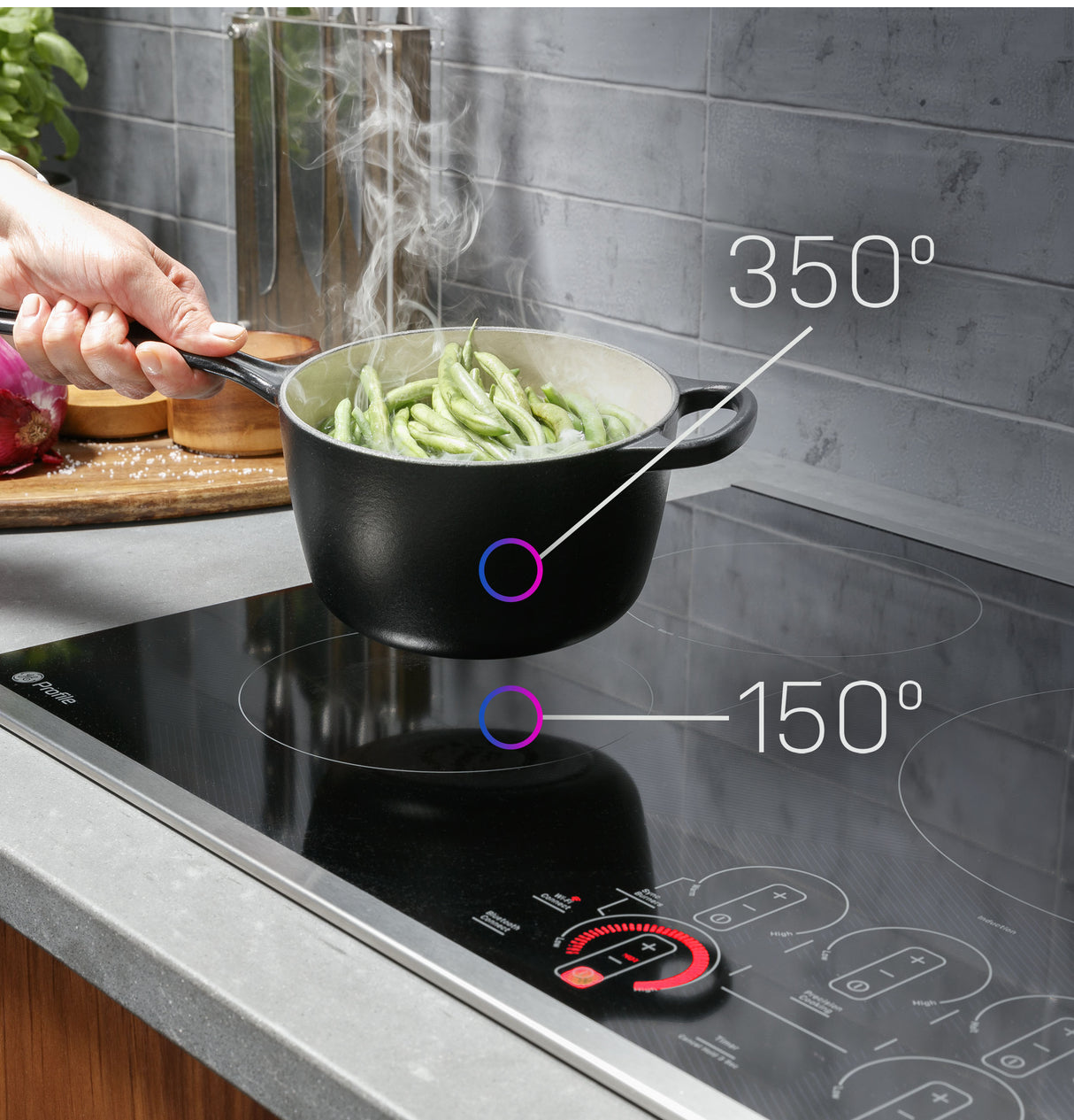 GE Profile(TM) 30" Built-In Touch Control Induction Cooktop - (PHP7030DTBB)