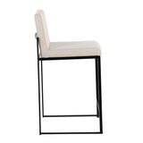 Fuji - Contemporary Modern Elegance, High Back Counter Stool