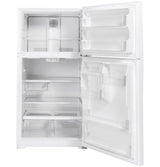 GE(R) ENERGY STAR(R) 21.9 Cu. Ft. Top-Freezer Refrigerator - (GTE22JTNRWW)