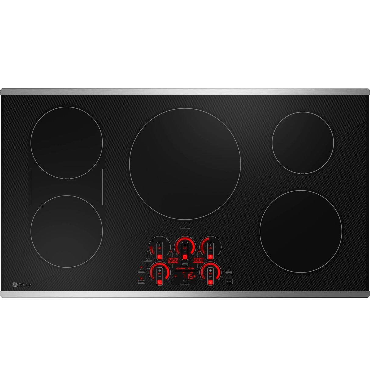 GE Profile(TM) 36" Built-In Touch Control Induction Cooktop - (PHP9036STSS)